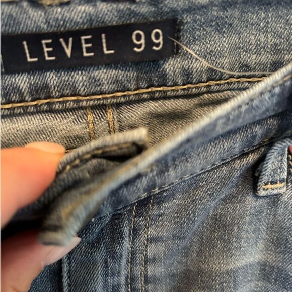 Anthropologie Level 99 Distressed Jeans size 31 - Picture 5 of 6